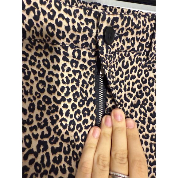 Garage Stretchy Cheetah Print Skinny Pants - Picture 4 of 6
